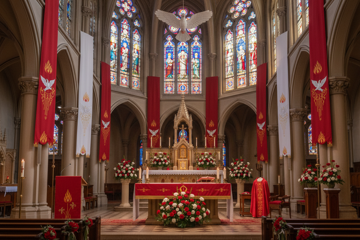 Pentecost & Ordinary Time: Choosing the Right Liturgical Colors and Vestments