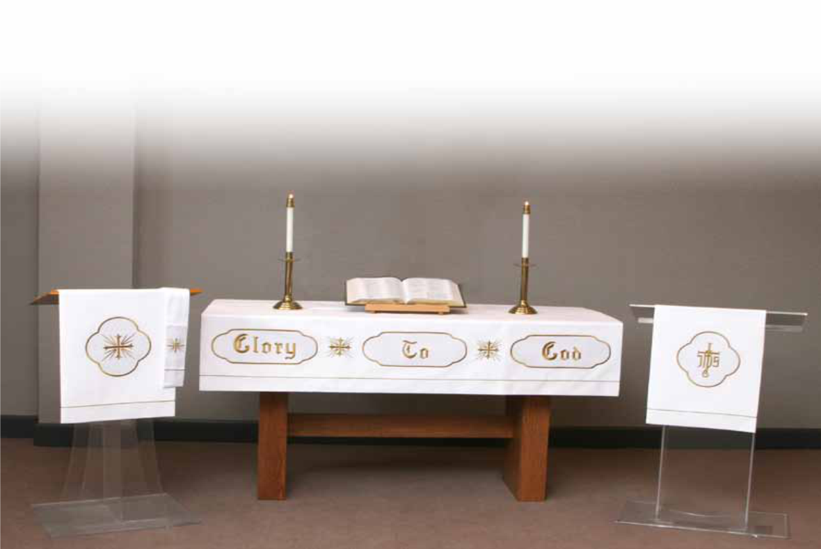 Asbury Series “White Glory to God” Parament Collection