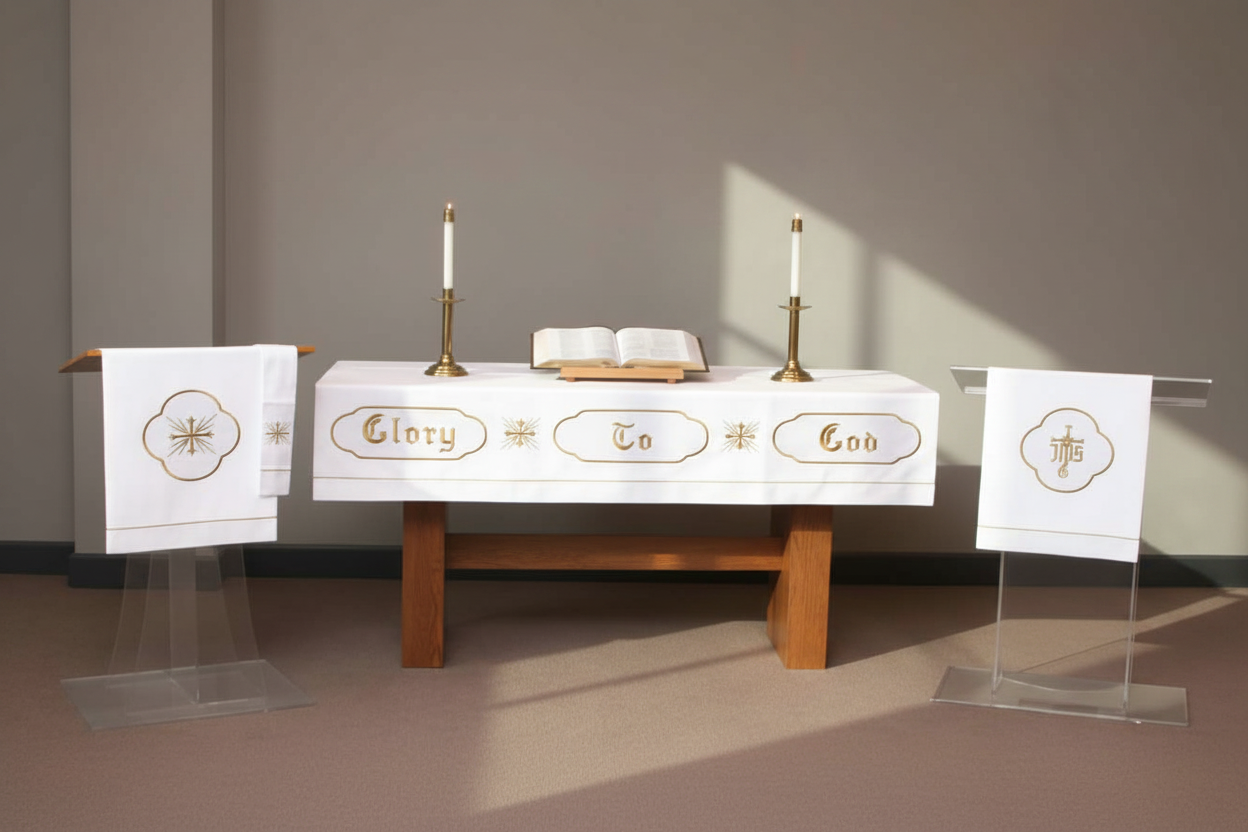 Asbury Series “White Glory to God” Parament Collection