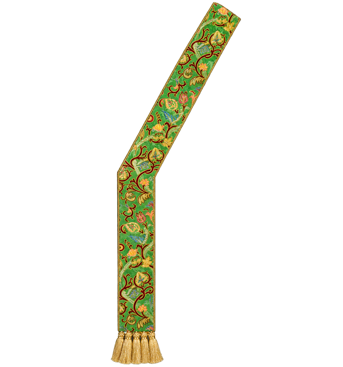 Green Coronation Tapestry Deacon Stole