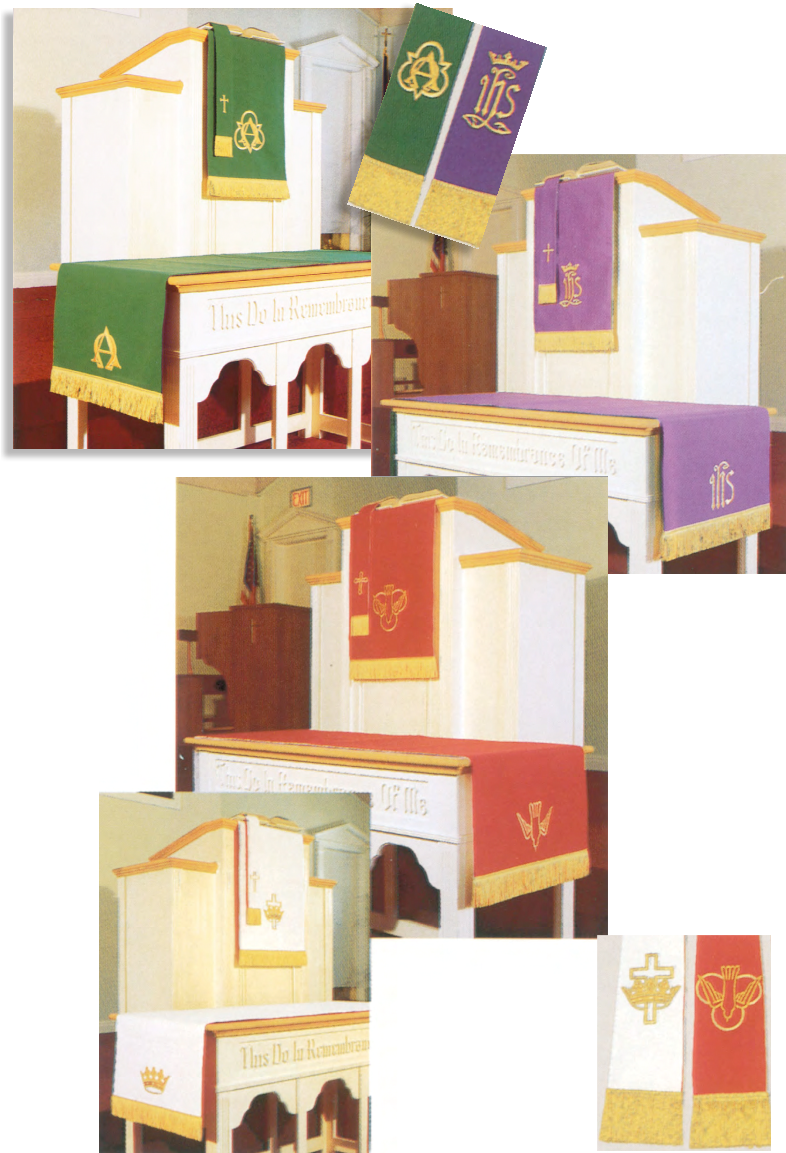 Reversible Parament Set (Liberty LPC) — Choose Color & Set Size