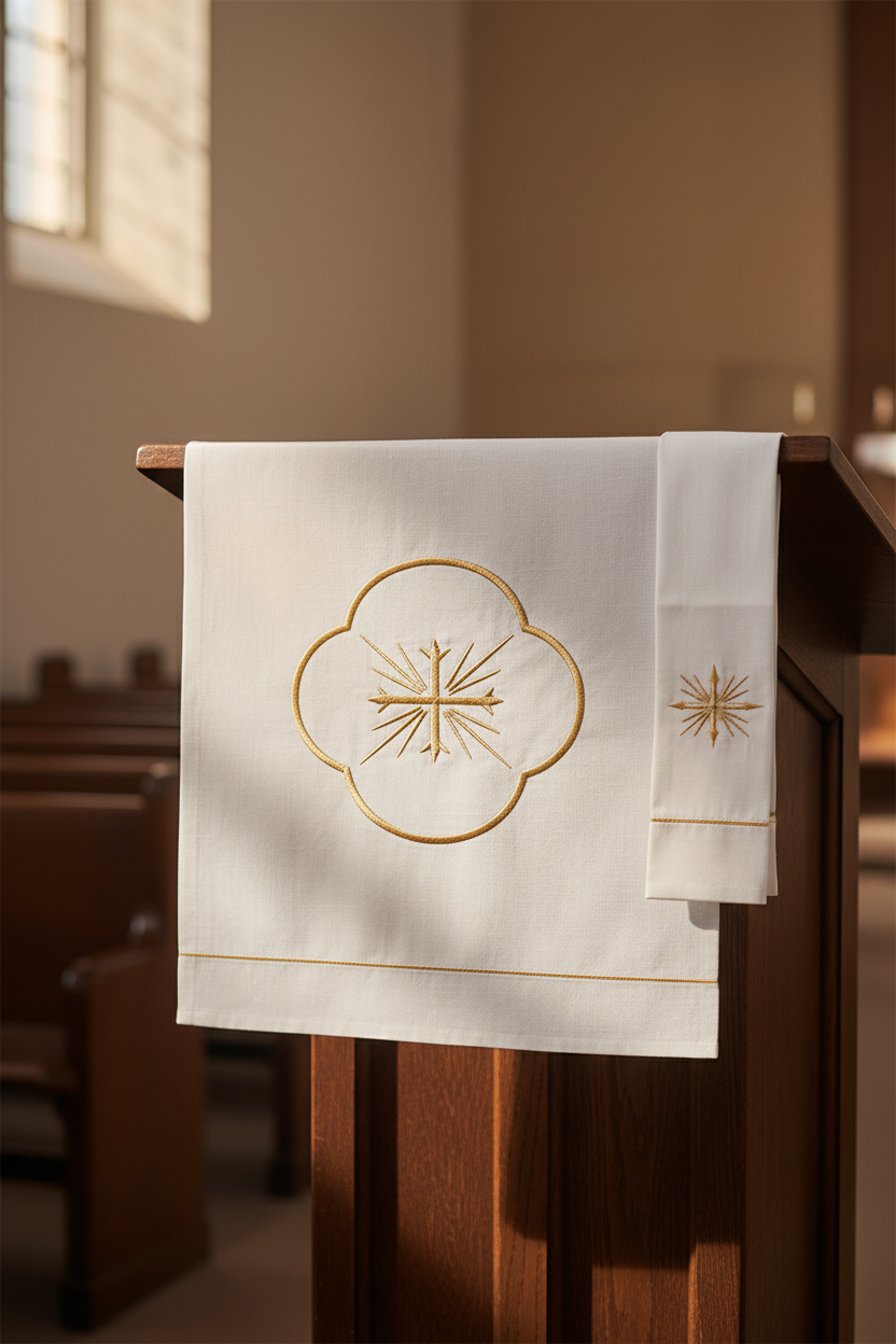 Asbury Series “White Glory to God” Parament Collection