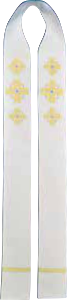 NS259X Three Crosses Stole – 92" x 5"