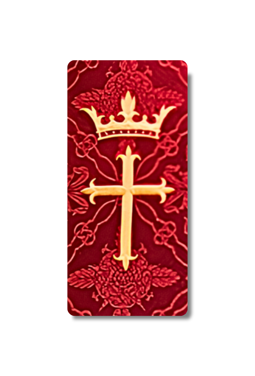Reversible Brocade Stoles – Cross & Crown