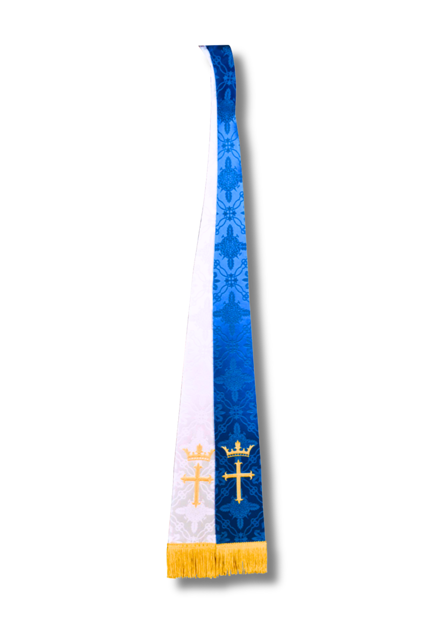 Reversible Brocade Stoles – Cross & Crown