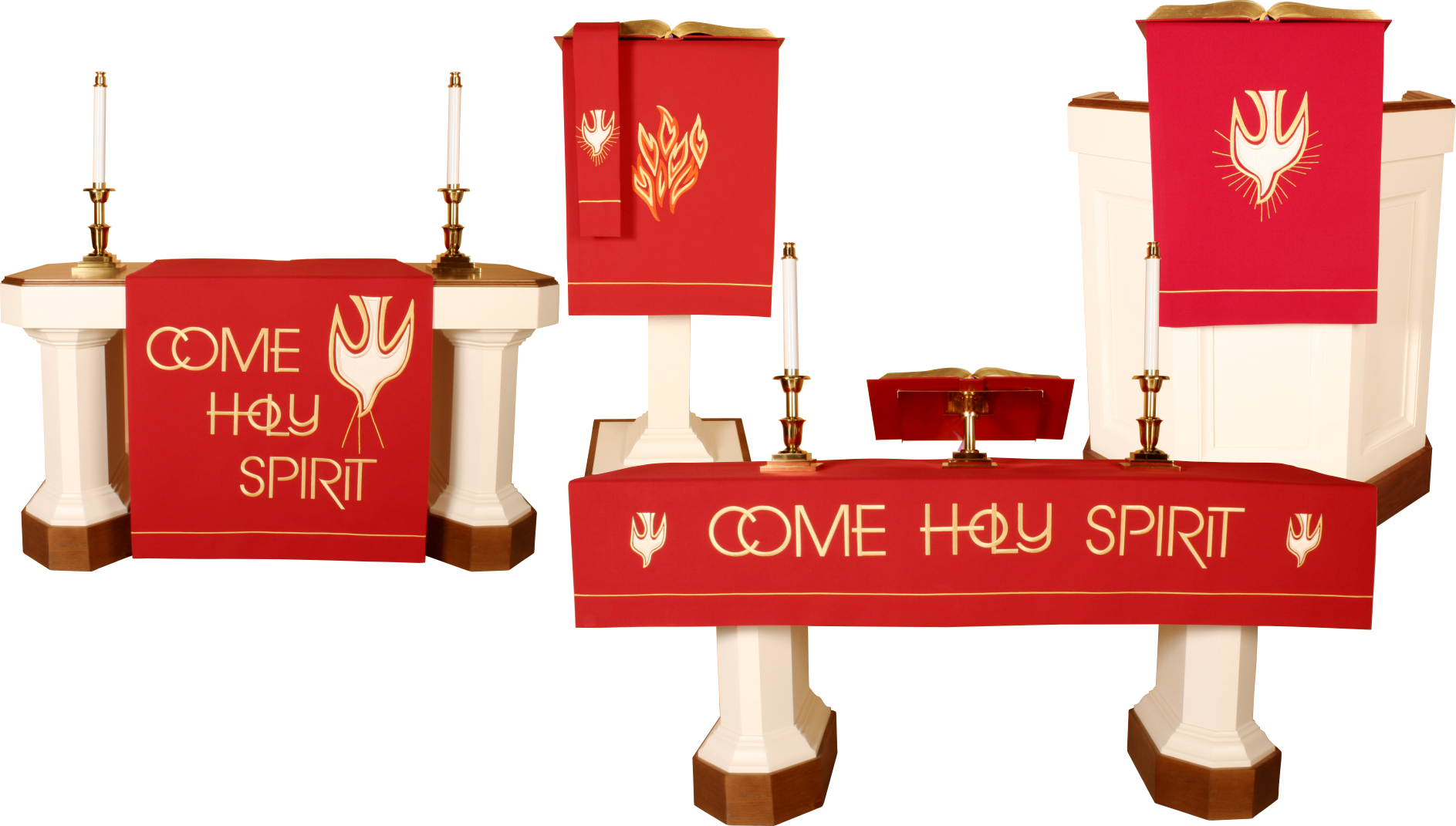 Vision Series — Pentecost Parament Collection (Red)